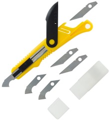 Vallejo - Plastic Cutter Scriber Tool & 5 Spare Blades